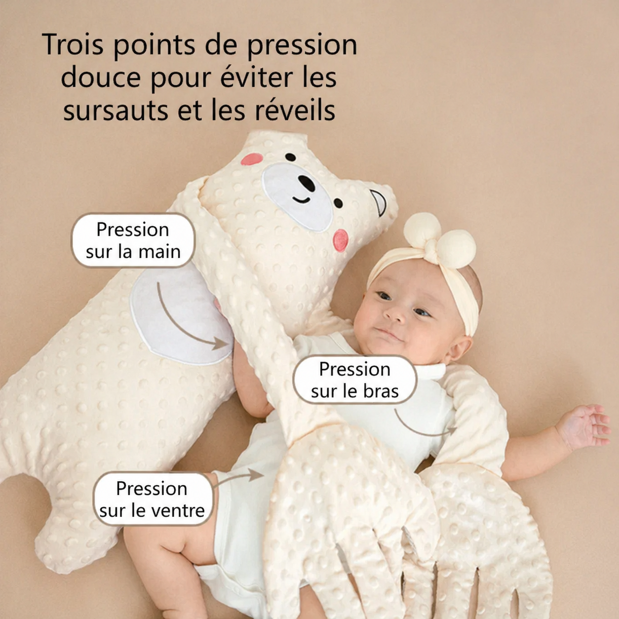 Soothing Rhythmic Tapping Bear – Gentleness and Comfort for Baby's Sleep