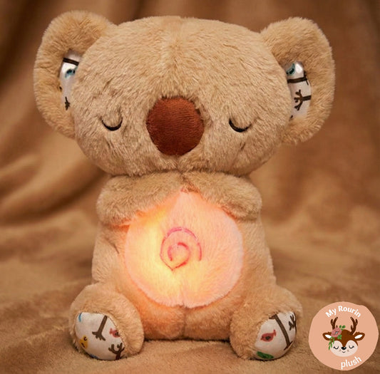 Peluche koala apaisante avec mouvement et lumière